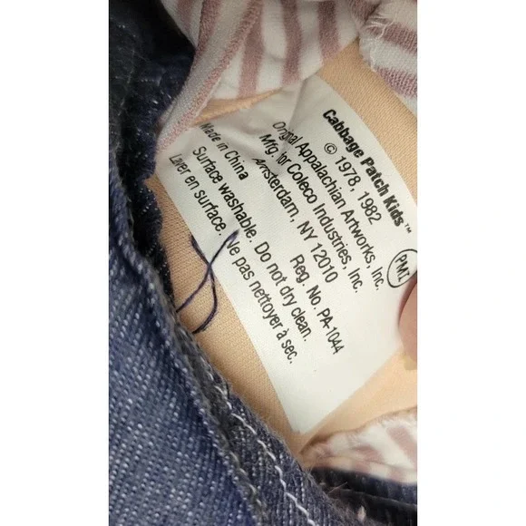 1985 Cabbage Patch Kids Boy Doll Vick Hudson Sept 1st Cert & Box READ 1 - Picture 11 of 16